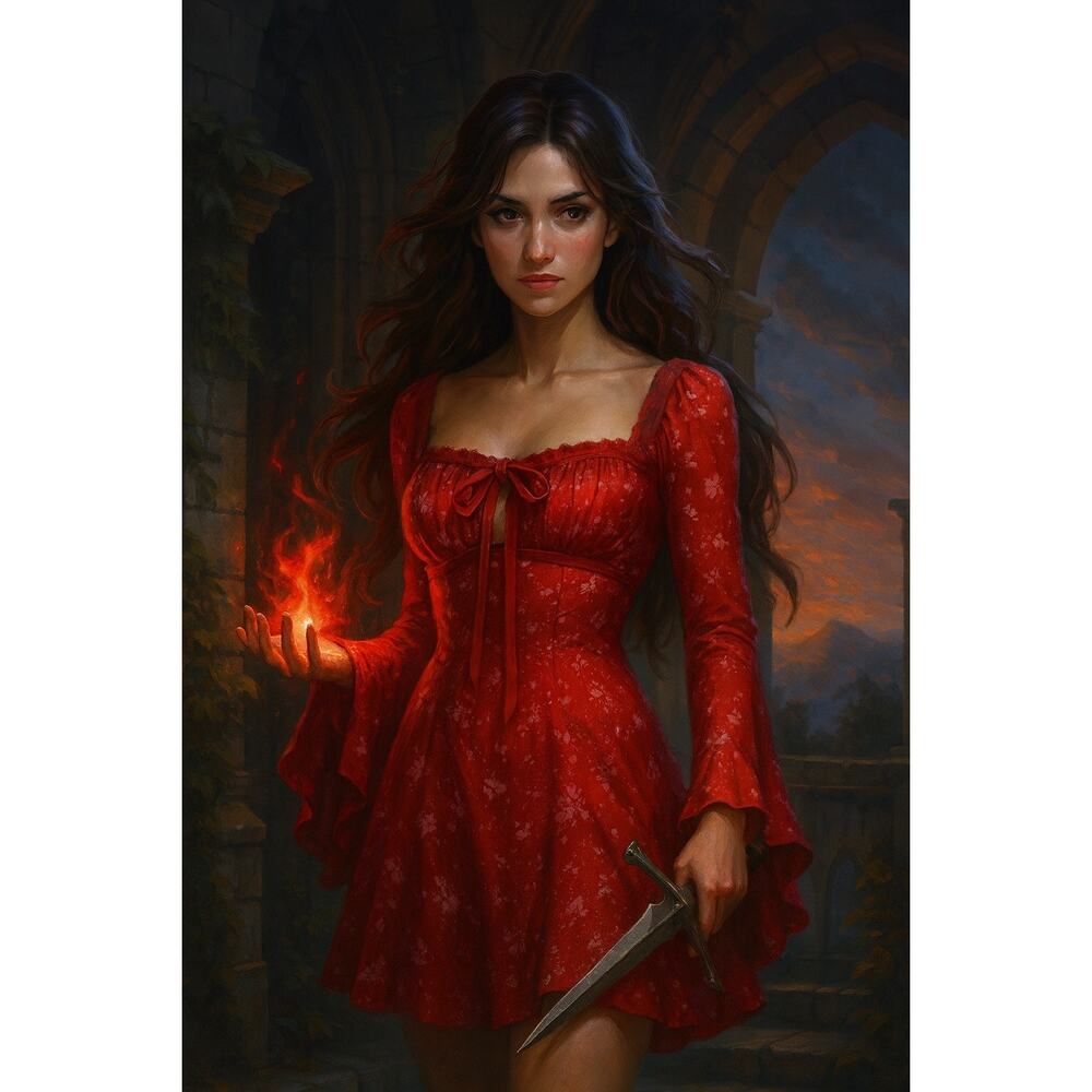 NWT Free People Tess Dress, Small Red Booktok Romantasy Cottage Witch Castlecore